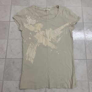 J. Crew Beige Short Sleeve Tee